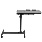 ZUN Four-Wheel Multifunctional Flat Surface Lifting Computer Desk Black 12535669