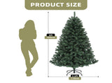 6ft Pre-lit Hinged Spruce Artificial Christmas Tree with 1000 Branch Tips & 250 Lights, Remote 20822065