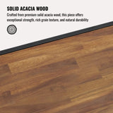 Acacia Wood Garment Racks with Shelves 2 Wicker Drawers and 4 Hooks Heavy Duty Closet Organizer for W2391P289978