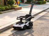 White Toddler Push Car Stroller Walking Car for Age 1-3, Backyard Outdoor Fun 87884078