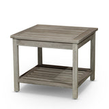 Longs Peak Eucalyptus 2-Shelf Side Table, Espresso B04660605