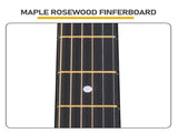 40 Inch Acoustic Guitar for Beginners, GA Body Shape, Basswood Folk Guitar in 24215673
