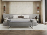 47" Ottoman Storage,Upholstered Entryway Bench for Bedroom and Living Room,End of Bed Bench W5325P427119