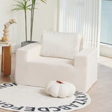 (Video) Sofa in a box Foam Sofa Couch with Pillow, Bean Bag Chairs for Adults Stuffed High-Density W2733P183922