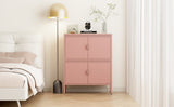 40 inches high metal storage locker with 4 doors, suitable for home office use. T3421P312361