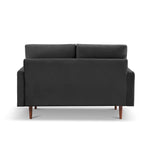 ZUN 57.1” Modern Decor Upholstered Sofa Furniture, Wide Velvet Fabric Loveseat Couch, Solid Wooden Frame B082111405