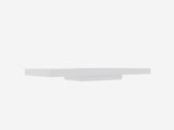 BB0248Y101H integrated engineered solid surface basin WITHOUT drain and faucet, glossy white color W1865P442971