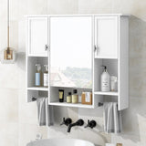 35'' x 28'' Modern Wall Mounted Bathroom Storage Cabinet, Bathroom Wall Cabinet with Mirror, WF317173AAK