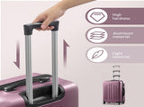 Curved Vertical Stripes 4-in-1 Trolley Case - Violet 83364795