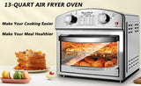 12.5 Quart 7-in-1 Convection Toaster Oven, 1500W, Stainless Steel, with 5 Pre-Set Menus Roast, W1002P292361