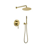 Shower System, Wall Mounted Shower Faucet Set for Bathroom with High Pressure 10" Stainless Steel S-6083-10BG