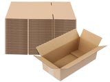 50pcs 12 "x 6" x 6 " thick 3mm corrugated cardboard box in kraft paper color 44810238