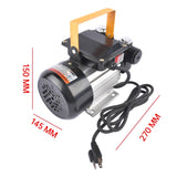 Self Priming 110V AC 16GPM Oil Transfer Pump Fuel Diesel Pump Kit w/ Hose Nozzle 15684399