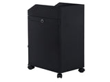 Hair Salon Storage Cart with Wheels & 3 Hair Dryer Holders & 4 Drawers & Lock & 2 Keys, Hairdressing 03688637