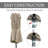 Outdoor beach umbrella/Double-Sided Market Umbrella 54071025