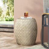 Outdoor LightWeight Concrete Side Table 73444.00