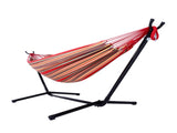 Portable Outdoor Polyester Hammock Set Red 10453484
