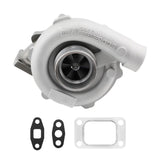 Upgraded T3/T4 T04E 5-Bolt Turbocharger Turbo 0.63 /0.5 A/R External Wastegate Universal 41153843