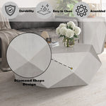 ZUN ACME Hanniel Coffee Table, White Finish LV02765