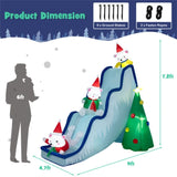 9 Feet Christmas Decoration Inflatable Polar Bear Slide Scene Decoration 27211841