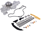 Water Pump Timing Chain Set AW6348 JL3Z6L266A AT4Z6K254A AT4Z6K297A AT4Z6K297B Fit for Ford Edge 15452640