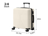 PP Trolley Case 20in 24in 28in 3PCS Suitcase Set Off White 59145631