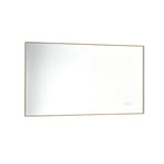 ZUN 42 x 24Inch LED Mirror Bathroom Vanity Mirror with Back Light, Wall Mount Anti-Fog Memory Large W928P178204