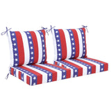 2 PCS Set 24x24 in Outdoor Deep Seat Cushion- Waterproof Fade-Resistant Patio Furniture Cushions 46970454