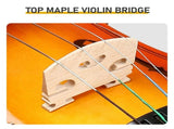 4/4 Full Size Violin for Beginners, Laminated Spruce & Maple Wood, Natural Yellow Varnish Finish, 89585256
