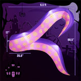6.5ft Giant Inflatable Tentacles Halloween Decor - Built-in LED Lights, Car Window/Yard Use, 80382976