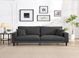 74" High Resilience three seater Sofa, Wooden Frame 3 Seat Sofa, Comfy , Modern Upholstered Sofa, W311P221223