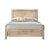 Natural Queen Panel Bed B062P181285