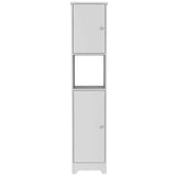 Charlotte Linen Cabinet, 2 Single Door Cabinet, Division, One Shelf B128P148897