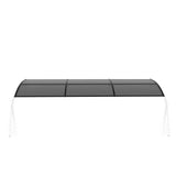 Awning for Door Entrance with Drainage Sink, 40x120 Inch Window Canopy Exterior, UV Rain Snow 30798226