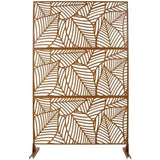 Outdoor & Indoor Privacy Metal Privacy 76" H48" W, Freestanding Decorative Privacy W465P193237
