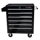 Rolling Tool Chest, 6 Drawer Tool Box with Wheels, Heavy Duty Industrial Service Cart Storage W1102138406