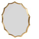 D40" Round Sunburst Wall Mirror with Gold Finish, Wall Decor Mirror for Entryway Bedroom Living Room W2078135184