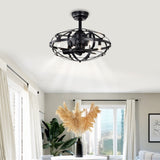 Hot Sell Industrial Fan Light Kit for Living Room Bedroom Kitchen and Bladeless Caged W159268329