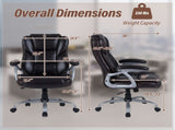 Ergonomic Executive Office Chair with Contoured Backrest, Adjustable Height & Recline for Home 56232565