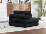Folding Sofa Bed, Convertible Sleeper Chair with Pillow Foldable Mattress with Back Support, W2200P575430
