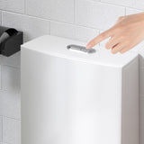 1.1/1.6 GPF Dual Flush One-Piece Toilet, Button on Tank top S-trap 12 inches, Elongated Bowl with W3192P272957