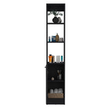 ZUN Parks Linen Bathroom Storage Cabinet with one Doors, Tall Bathroom Cabinet with 6 Shelves, for B200P188843