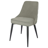 Light Grey Tufted Dining Chair B062P153840