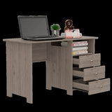 Bianco Writing Computer Desk, Three Drawers, One Shelf B070P188822