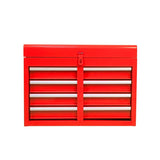 ZUN Detachable 5 Drawer Tool Chest with Bottom Cabinet and One Adjustable Shelf--Red 24206924