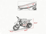 Kids Electric Dirt Bike 36V with Brushless Motor Up to 9.9 MPH Inflatable Tires Rear Suspension 25463372