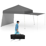 14 X 9.2 FT Pop up Canopy Tent - Gray 69058499