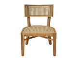 Netro Acacia Wood Dining Chair with Light Brown Wicker N775P321708T