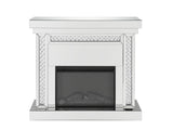 Nysa Mirrored & Faux Crystals Fireplace B2726P446685