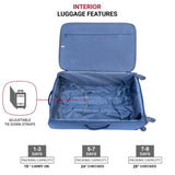 Oxford cloth suitcase Dark blue W2710P242519